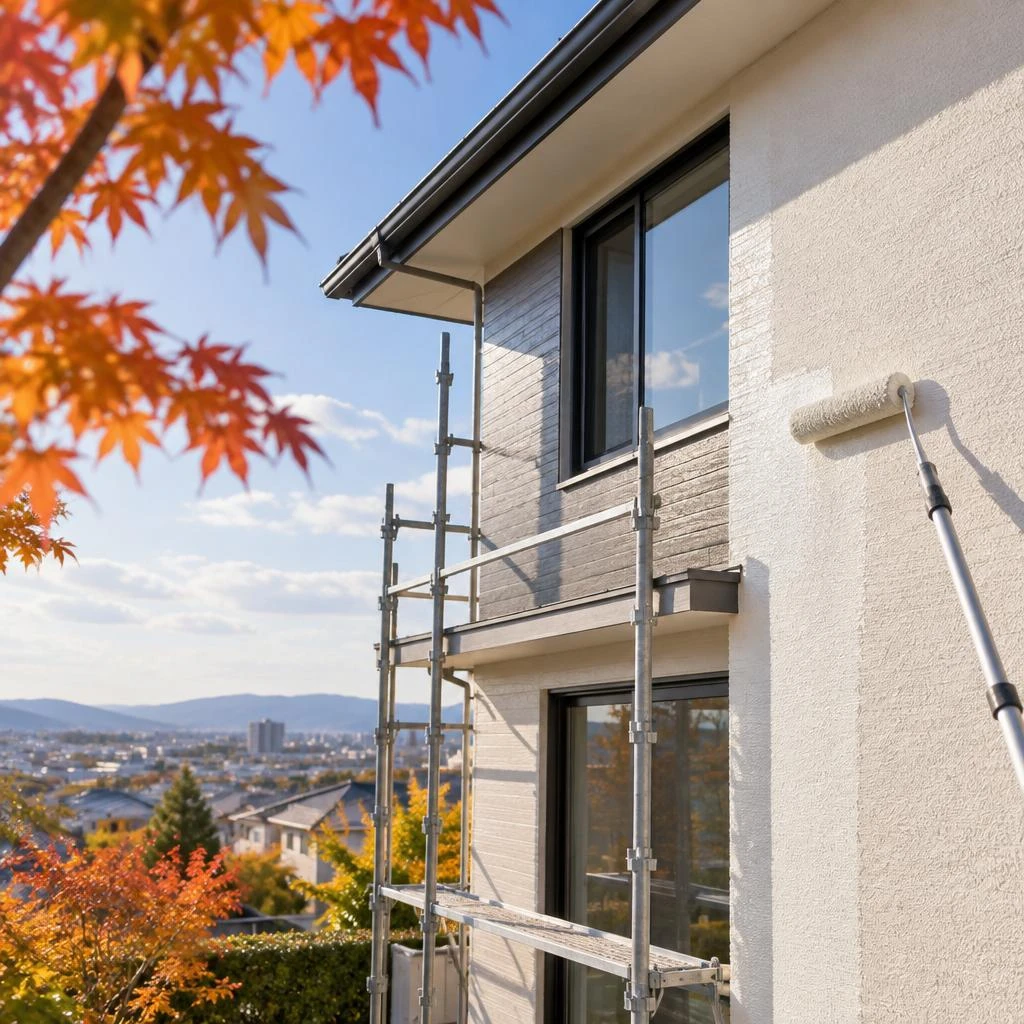 安城市で外壁塗装をするなら、秋がチャンス。気候を見極めた丁寧な施工で、住まいを長く美しく。｜安城市で外壁塗装をお考えならライトペイント